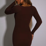 Nada Mini Dress - Chocolate