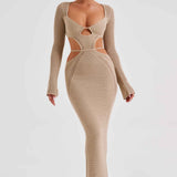 Vestido Maxi Nadine - Bege