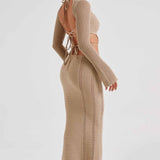 Vestido Maxi Nadine - Bege