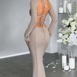 Vestido Maxi Nadine - Bege