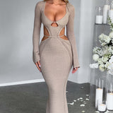 Vestido Maxi Nadine - Bege