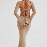 Vestido Maxi Nadine - Bege