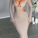 Vestido Maxi Nadine - Bege