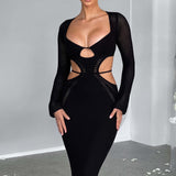 Vestido Maxi Nadine - Preto