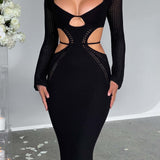 Vestido Maxi Nadine - Preto