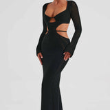Vestido Maxi Nadine - Preto