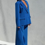 Jaqueta Blazer Oversized Noa - Azul