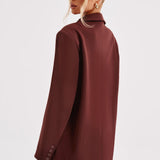 Jaqueta Blazer Oversized Noa - Marrom