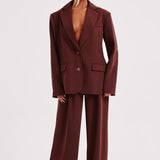 Jaqueta Blazer Oversized Noa - Marrom
