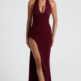 Vestido Maxi Paulina - Verniz Cereja