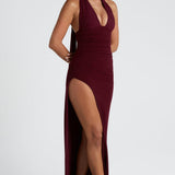 Vestido Maxi Paulina - Verniz Cereja