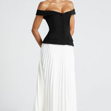 Saia Midi Penny - Marfim