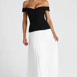 Saia Midi Penny - Marfim