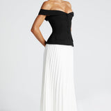 Saia Midi Penny - Marfim