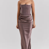 Madalena - Vestido de cetim