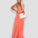 VESTIDO LORE ELEGANTE COM DECOTE EM V