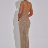 Vestido Maxi Petra - Dourado