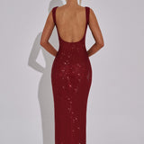 Vestido Maxi Petra - Vinho