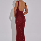 Vestido Maxi Petra - Vinho