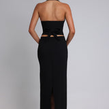 Saia Maxi Piper - Preta