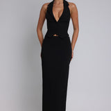 Saia Maxi Piper - Preta