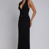 Saia Maxi Piper - Preta