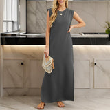 Vennya - Vestido Maxi Sem Mangas