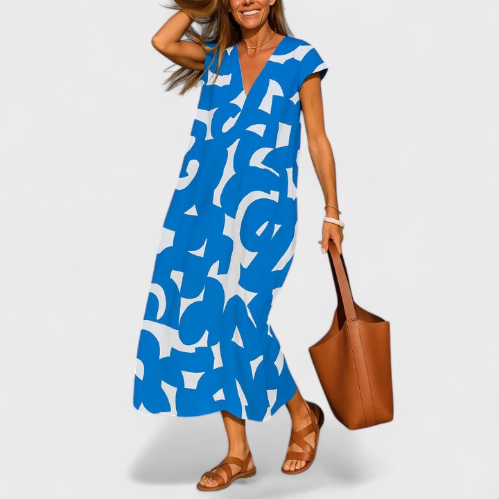 Valery™ | Vestido Fluído com Decote em V