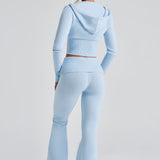 Conjunto Tricô Portia - Azul Bebê