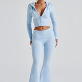 Conjunto Tricô Portia - Azul Bebê