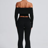 Conjunto Tricô Portia - Preto