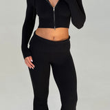 Conjunto Tricô Portia - Preto
