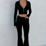 Conjunto Tricô Portia - Preto