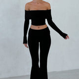 Conjunto Tricô Portia - Preto