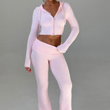 Conjunto Tricô Portia - Rosa