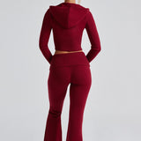 Conjunto Tricô Portia - Vermelho