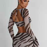 Top Priscilla - Estampa de Zebra