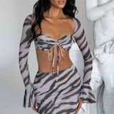 Top Priscilla - Estampa de Zebra