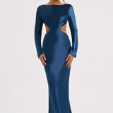 Vestido Maxi Rafi - Verde Água