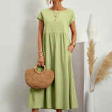 SARAH - VESTIDO CASUAL DE LINHO