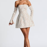 Salone Mini Dress - Marfim