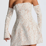 Salone Mini Dress - Marfim