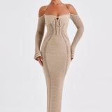 Vestido Maxi Samariah - Bege