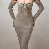 Vestido Maxi Samariah - Bege