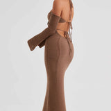 Vestido Maxi Samariah - Chocolate
