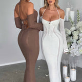 Vestido Maxi Samariah - Chocolate