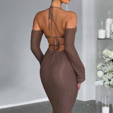 Vestido Maxi Samariah - Chocolate