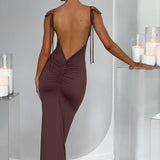 Vestido Maxi Sanya - Chocolate