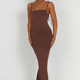 Vestido Maxi Sanya - Chocolate