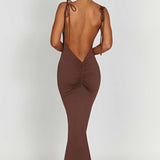 Vestido Maxi Sanya - Chocolate